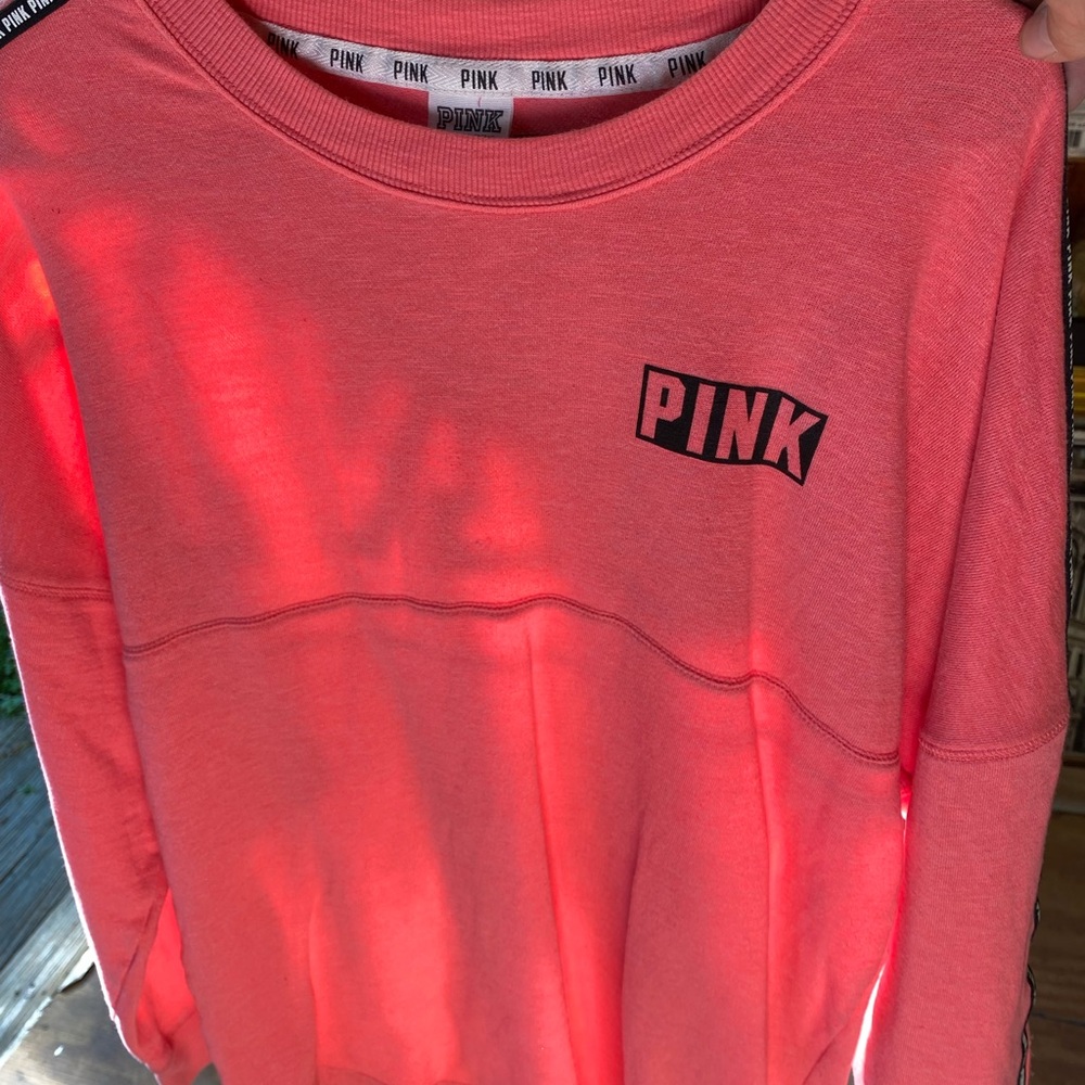 Beautiful PINK by Victoria’s Secret long sleeved jersey top